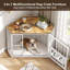 Table de bout 42,5 po en bois pour chien-129755514