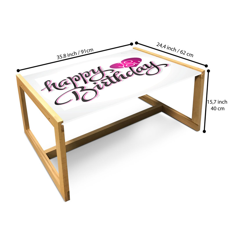 Jacob-James Sled Coffee Table, 90cm H x 62cm W x 40cm D