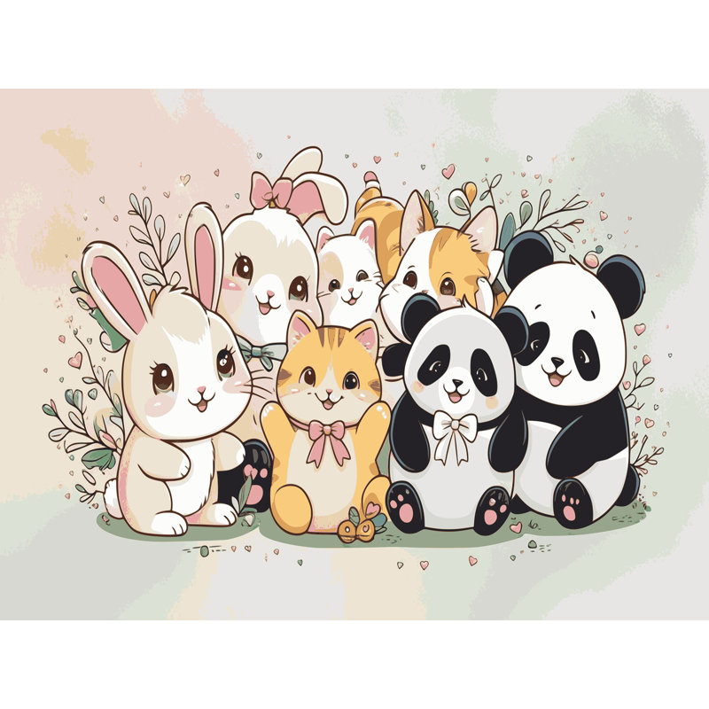 Tapis pour enfants mignons lavables Dakota Fields, Rectangulaire 8 pi x 10 pi