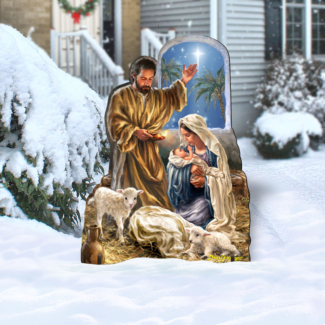 Wood Outdoor Christmas Decoration The Holiday Aisle®