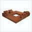 Canapé modulaire en L Boneless-1687375016
