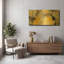 «Star Cloud» par Shirley Novak, art mural en métal doré, 48 po x 24 po-132903997