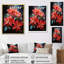 Cartha rouge, noir, poinsettia, fleur - imprimé-1645336800-1645336801