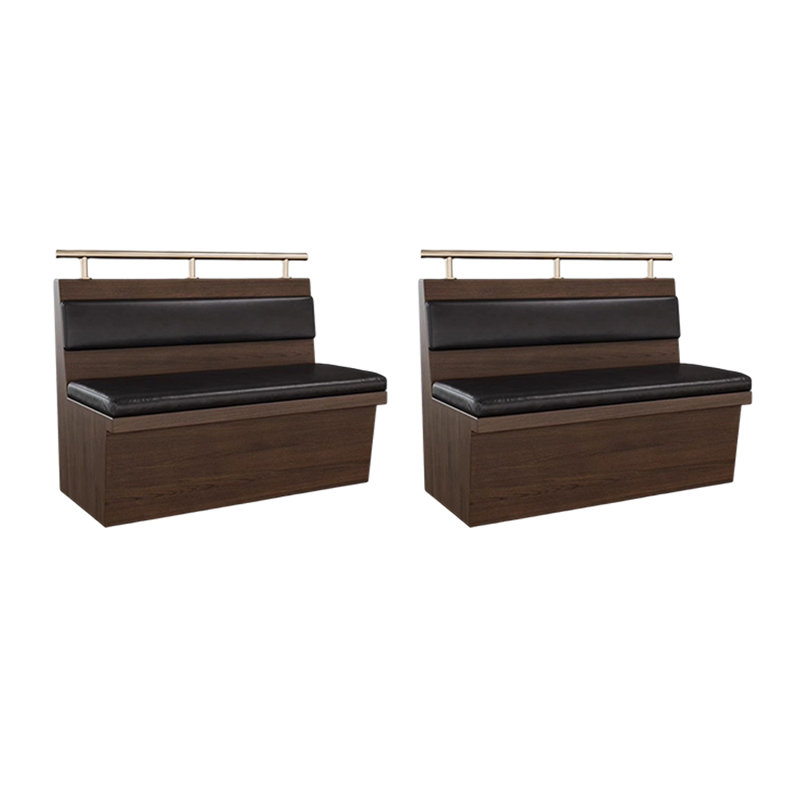 Banc rembourré en similicuir American American Cafe