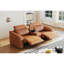 Upholstered 36.42 " Leather Power Reclining Loveseat