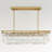 12 - Light 50" Modern Luxury Rectangular Crystal Chandelier-1913020594