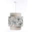 Adoncia 1 - Light Silver Drum Pendant