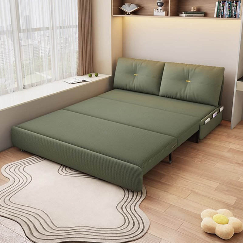 Canapé de salon extensible en flanelle Minimalist Modern, H 31,5 po x l 47,2 po x P 32,7 po