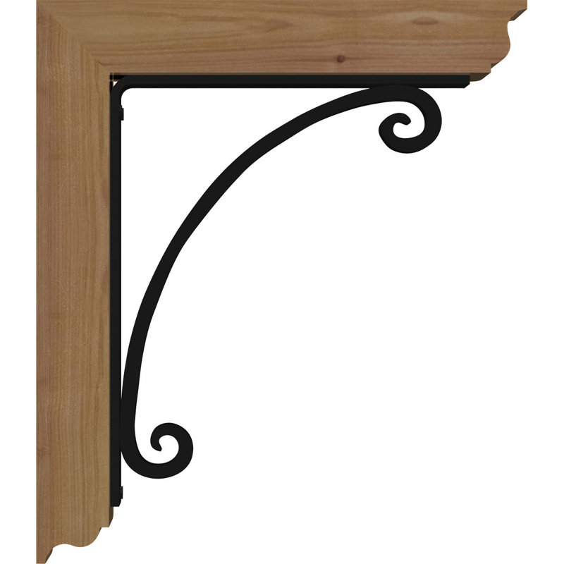 Support de fer traditionnel 4 po Legacy, H 20 po x P 18 po, Cèdre rouge de l'Ouest l 4 po x T 4 po (sciage br