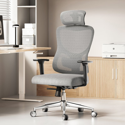 Ergonomic Mesh Office Chair with Multi-adjustable Headrest
