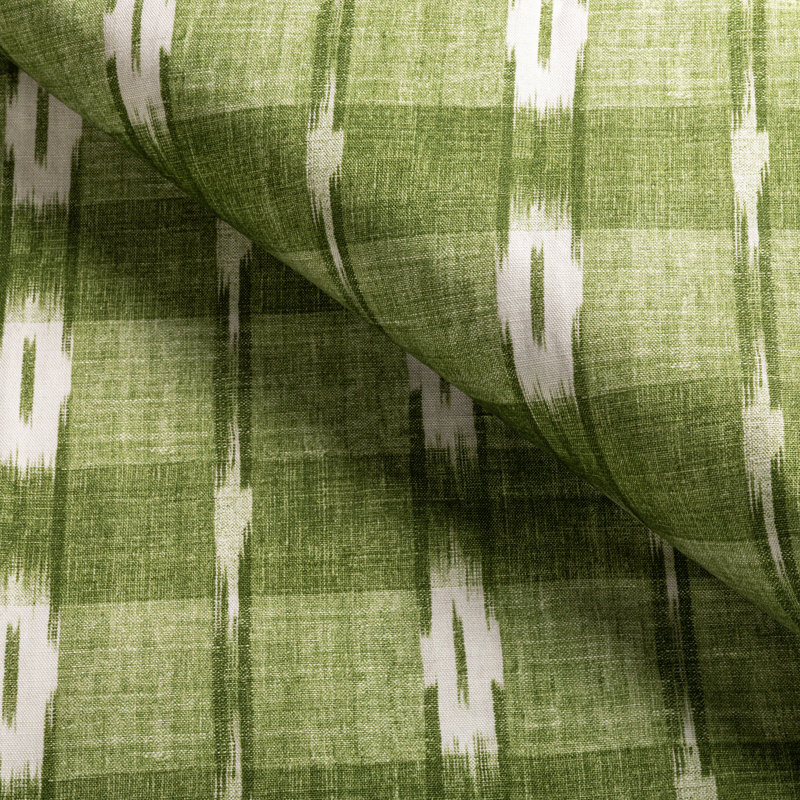 Manoir Girard Cotton Blend Fabric, Leaf