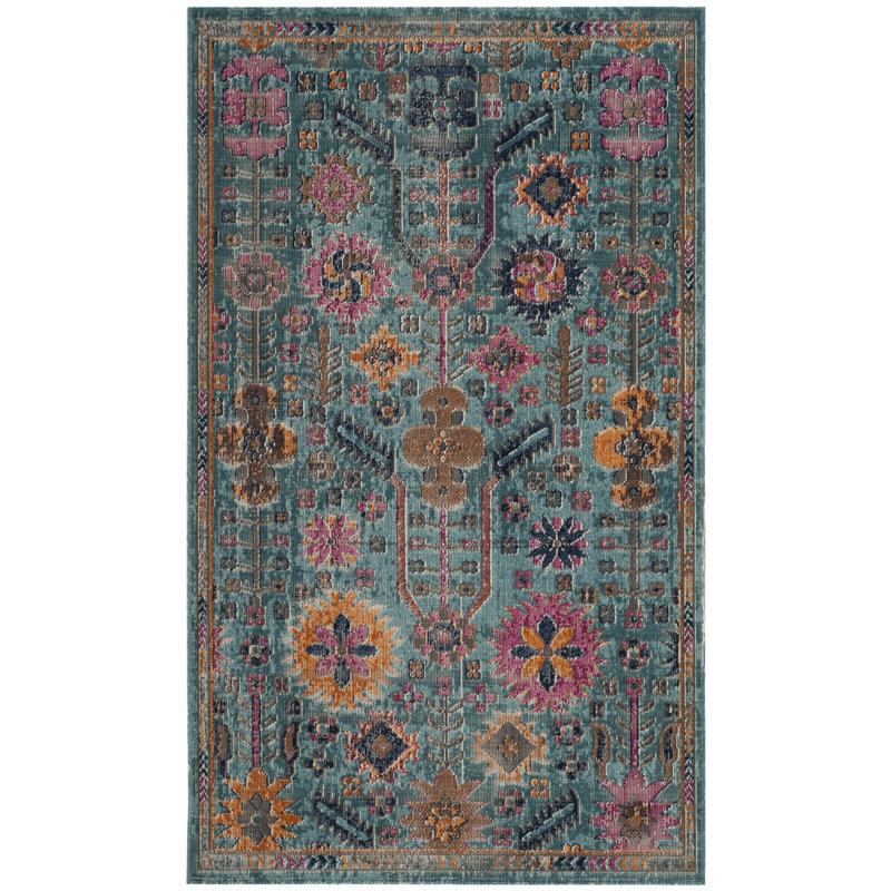 Godfrey Oriental Hand Woven Area Rug, Rectangle 91 x 152 cm