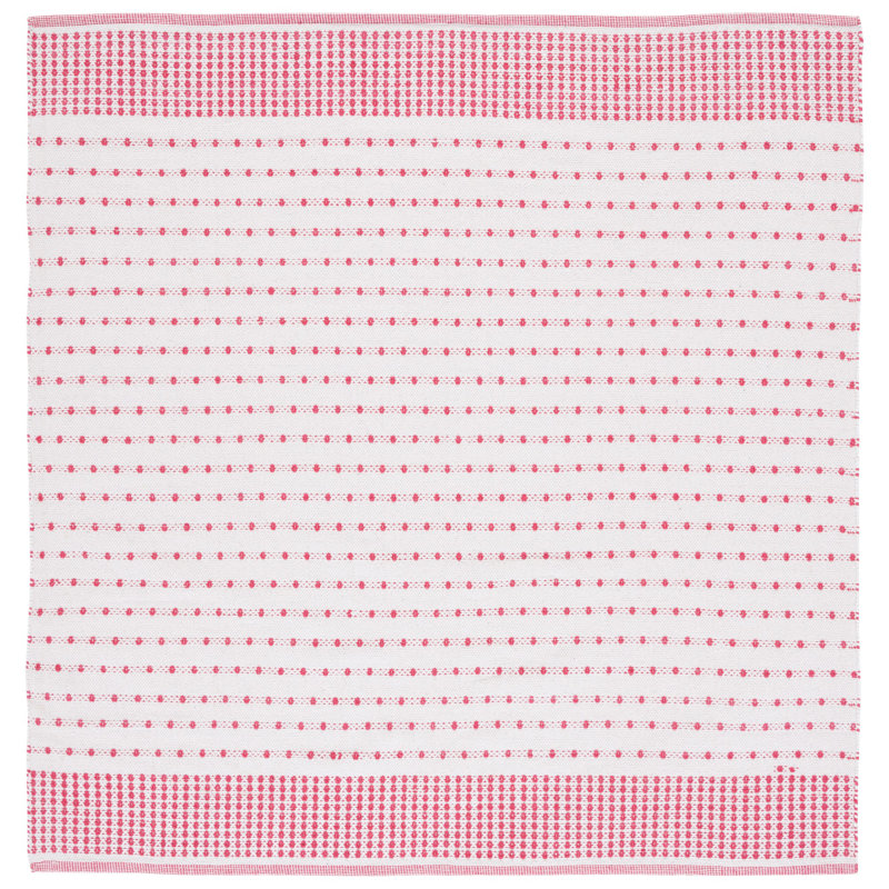 Tapis en coton à tissage plat Aitken, Carré 6 pi