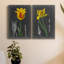 «Midnight Tulip V», ensemble de 2 reproductions d'art sur toile tendue-794647751