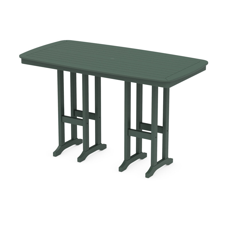 Table de bar POLYWOOD Nautical 37 po x 72 po, Vert