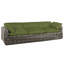Montecito 111.25" Wide Outdoor Wicker Patio Sofa with Cushions-581575827-620272663-625000277