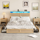 Vabches Platform Storage Bed