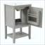Meuble-lavabo avec lavabo, armoire de salle de bain avec porte à fermeture douce, support de rangement et tablette ouverte (robinet non inclus)-1815745128