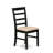 7 Piece Dining Set Consist of a Rectangle Dining Room Table with Butterfly Leaf and 6 Linen Fabric Upholstered Chairs, 42x60 Inch, Black & Cherry