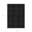 Tapis intérieur lavable à médaillon gris anthracite 5 pi x 8 pi