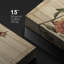 Panneau de bois antique fleur de grenade sur toile-94537028