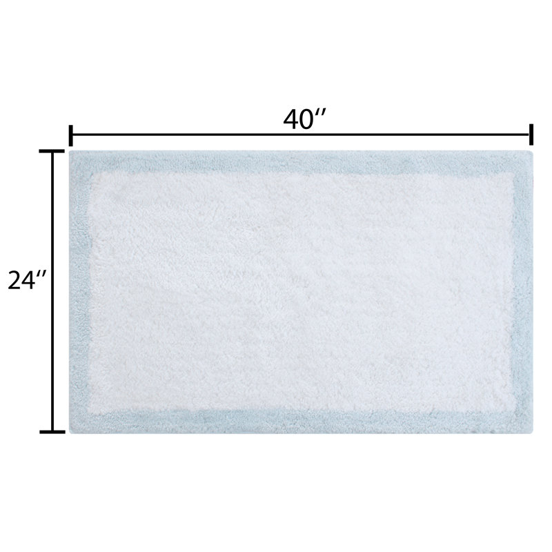 Chesapeake Lakewood Micro Tufted Bath Rug- 24"X40", Blue
