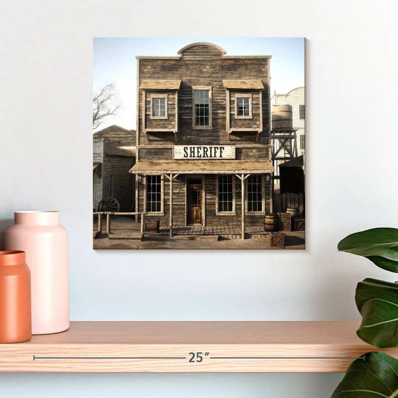 Sheriff de Lelar, Western Town, H 16 po x l 16 po
