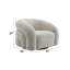 Fauteuil pivotant gris de 34,78 po Profondeur et revêtement de sol tendance de 2 po