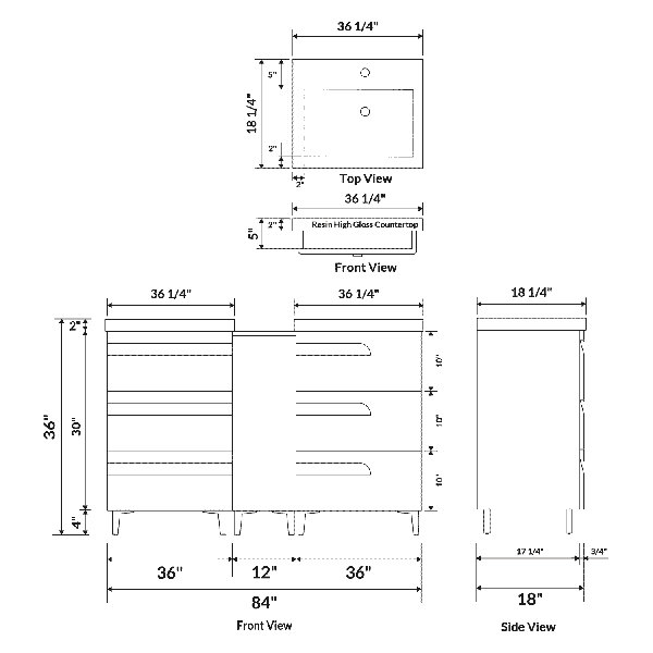 Dimensions du produit
