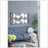 Eclectic Styling Metal Beaded Wall Mirror With Contemporary Design For Bedroom,Liveroom & Entryway