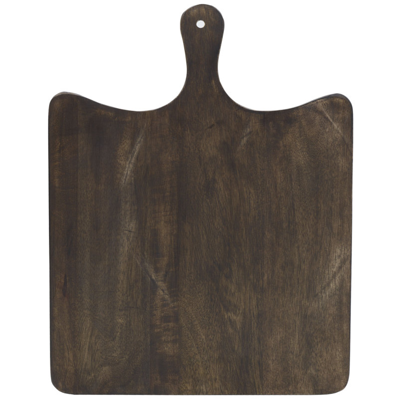 Maryn 18-Inch Espresso Mango Wood Paddle Serving Board