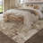Sarah Modern Abstract Machine Washable Area Rug With Non-Slip Backing-1452653330