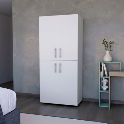 4-Door Armoire For Home Bedroom