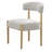 5-Piece Upholstered Side Dining Chair & Bench Set with Solid Wood Legs-1017207533
