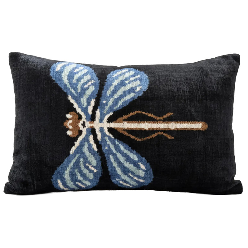Anisoptera Silk Velvet Pillow Cover And Insert