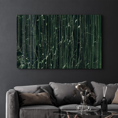 Élégante peinture murale en verre trempé de 13,8 po x 21,7 po | 100% verre trempé, épaisseur: 0,16 pouce | Imprimé UV pour des couleurs éclatantes | Parfait pour la décoration intérieure, le salon et les espaces de bureau