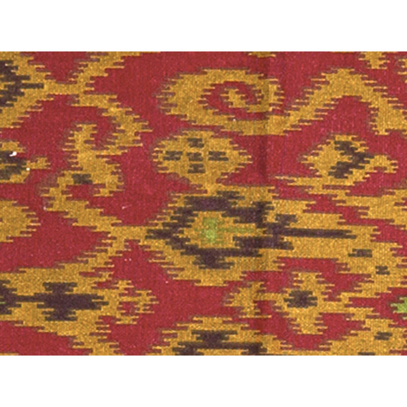 Flatweave Wool Ikat Area Rug in Multi