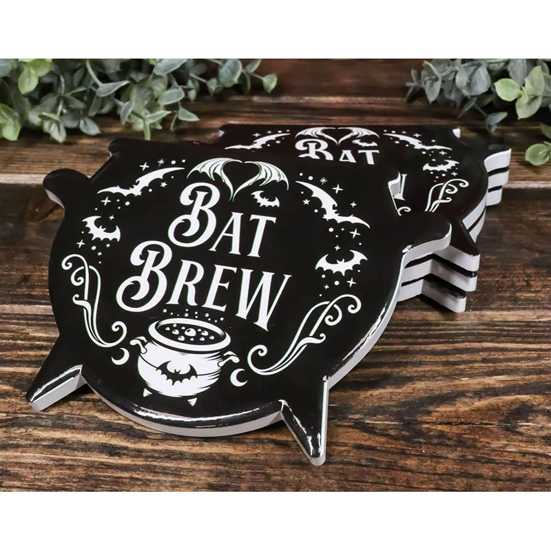 Porcelain China 4 Piece Coaster Set
