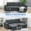 Rayssa 3 Seater Sectional Sofa Bed-606521891