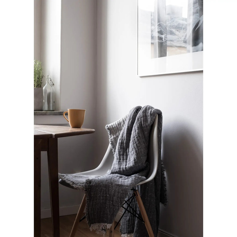 Cozi Throw, Black/Golden
