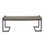 Banc industriel en bois et métal Hopkins-130143992