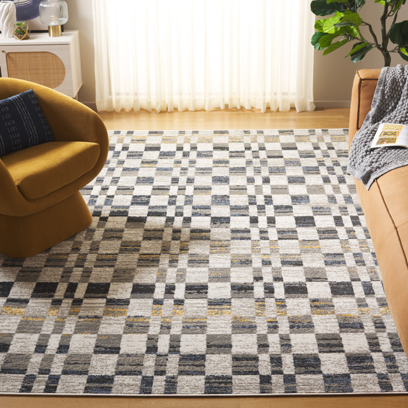 Pyramid Performance Geometric Rug, Rectangle 8' x 10'