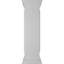 Poteau droit avec poteau, panneau plat et garniture de base (trousse d'installation incluse)-121884206