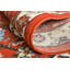 Tapis terre cuite à motif floral Britannia-28878820