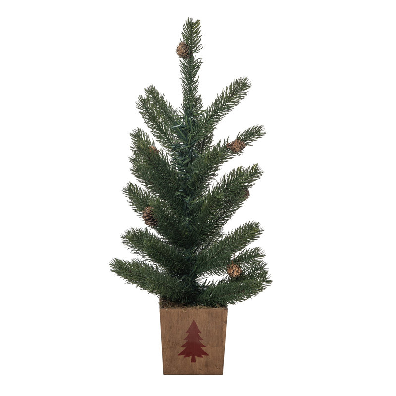 Christmas Landscape & Nature Tabletop Tree, 24" H x 11" W x 11" D