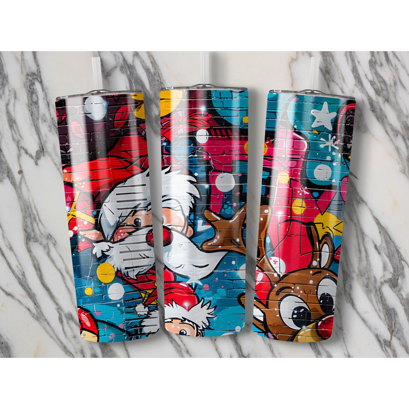 Choose Handmade Tumblers 591ml Vacuum Insulated Stainless Steel (18/8) Travel Tumbler with Straw