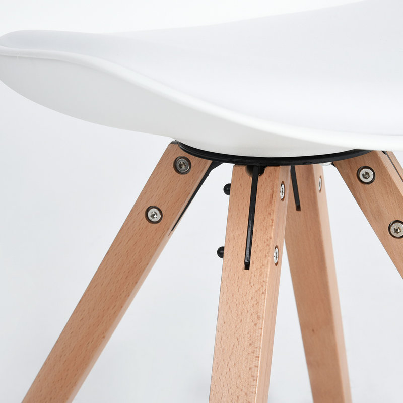 Mark 114.3cm H Genuine Leather Upholstered Dining Chair