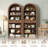 Arched Bookshelf, 73" Tall Arch Bookcase with Drawers, 6-Tier Farmhouse Book Shelf, Wooden Bookshelf with Open Display Shelves for Living Room, Office, Adjustable Shelf-211314370