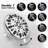 Exposed Pipe Shower System With Hand Shower 5 Inch Wall Mounted Shower Faucet Set Single Handle Stainless Steel Rainfall Shower Trim Kit With Rough-In Valve-126714971