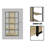 Ontario 31.5'' Wood Standard Baker's Rack with Microwave Compatibility